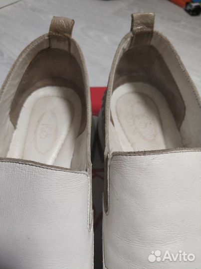 Лоферы, слипоны натуральная кожа