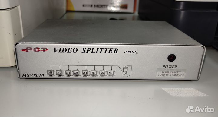 Сплиттер PCT MSV8010; VGA-8VGA