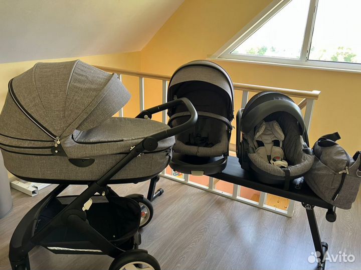 Коляска stokke trailz 3 в 1