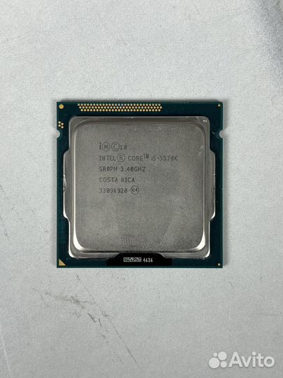 Процессор intel core i5 3570k
