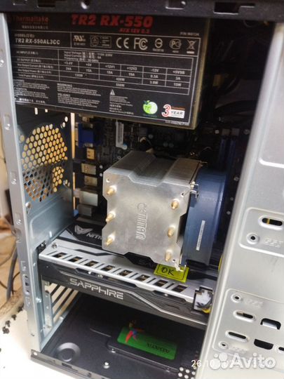 Игровой пк Intel Core i5 2300 + RX 480 - 4Gb