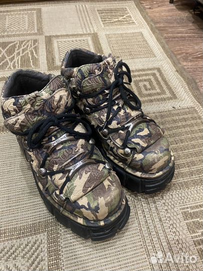 Ботинки new rock камуфляж оригинал