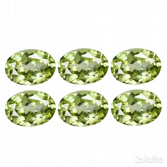 Силлиманит натуральный 6,03Ct 7х5мм к-кт VVS овал