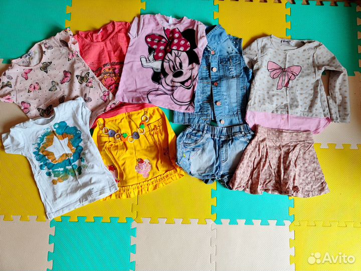 Вещи пакетом на девочку 110