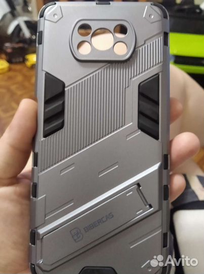 Чехол с подставкой для Xiaomi Poco X3 NFC