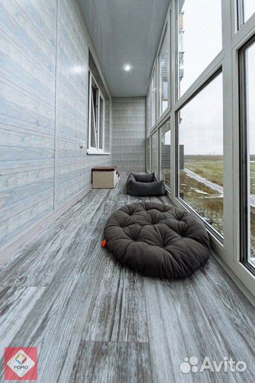 Балкон под ключ внутренняя отделка 6 метров