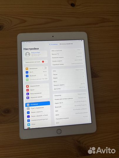 iPad air 2 64gb sim-card,wi-fi