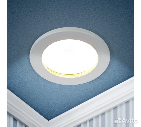 Встраиваемый светильник влагозащищенный эра KL95 W