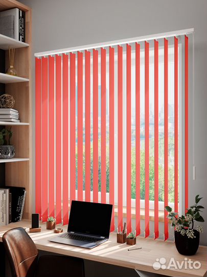 Жалюзи вертикальные Вишневые RAL11187