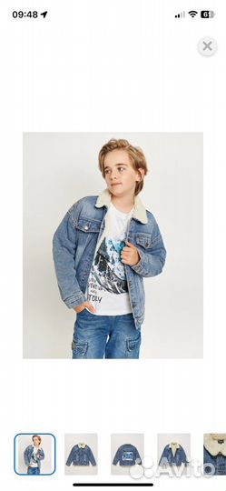 Куртка джинсовая 146 на мальчика