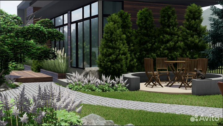 Услуги ландшафтного дизайнера - архитектора