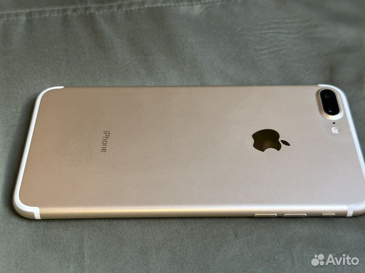 Телефон iPhone 7 plus, оригинал, 128 гб, золотой