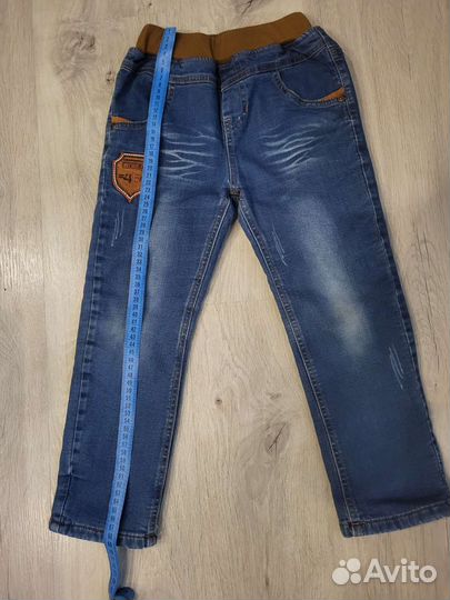 Утеплённые джинсы 122