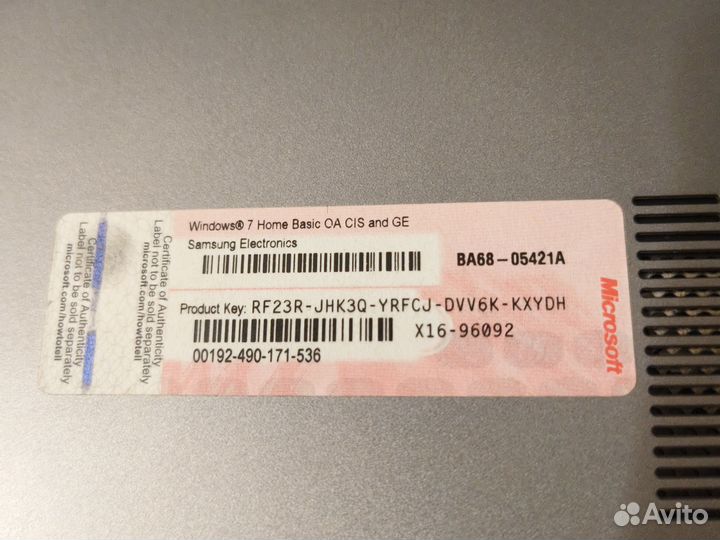 Ноутбук Samsung