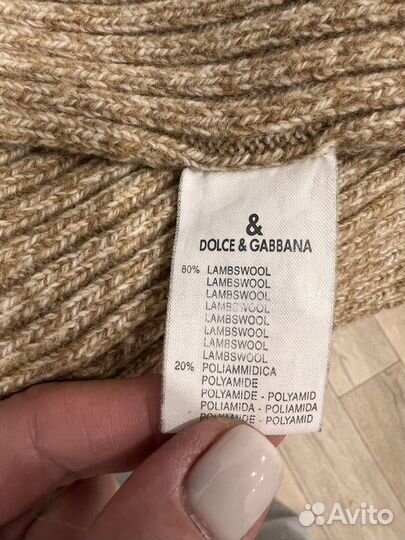 Dolce & Gabbana шапка и шарф (Оригинал)