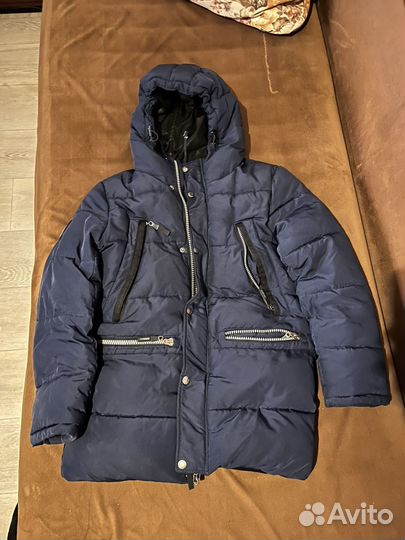 Пуховик на мальчика 140