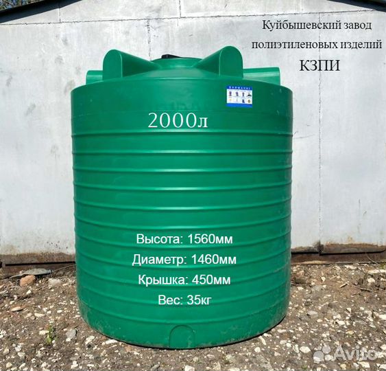 Пластиковая емкость