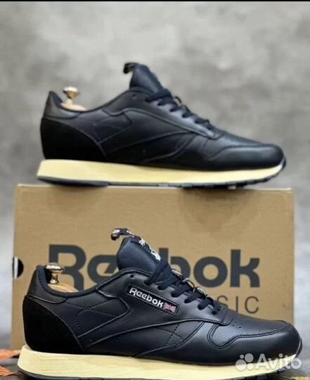 Кроссовки Reebok Classic Leather синии