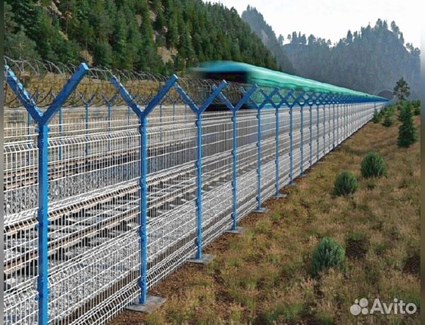 Сетка для забора 3d