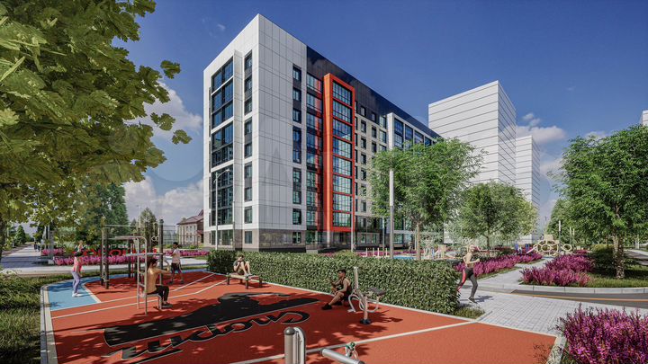 2-к. квартира, 45,9 м², 11/18 эт.