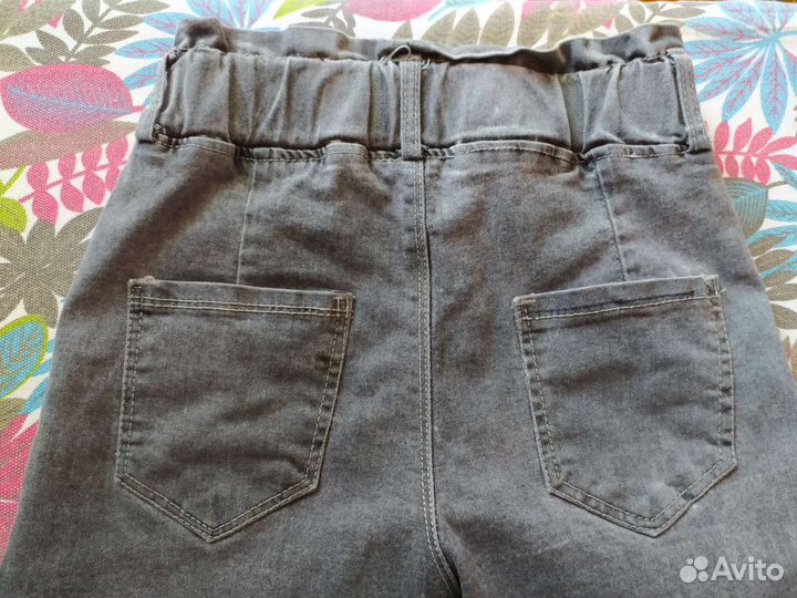 Джинсы бананы для девочки