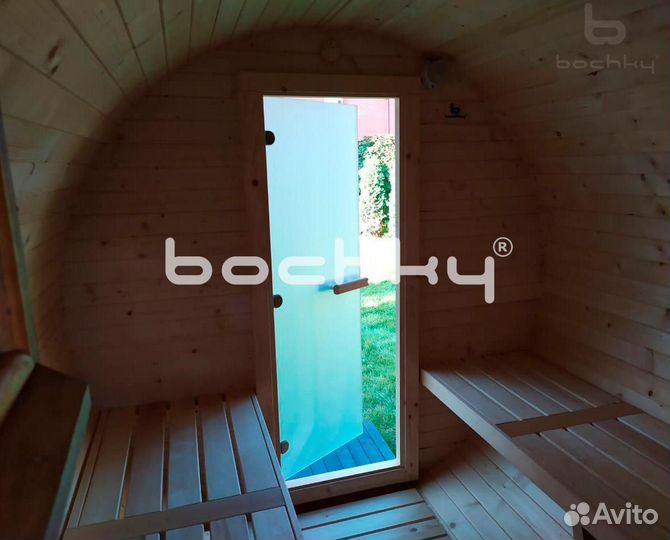 Баня-бочка дуо круг от производителя