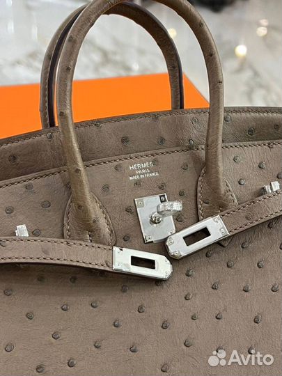 Сумка Hermes birkin страус