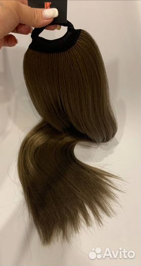 Шиньон накладной хвост на резинке