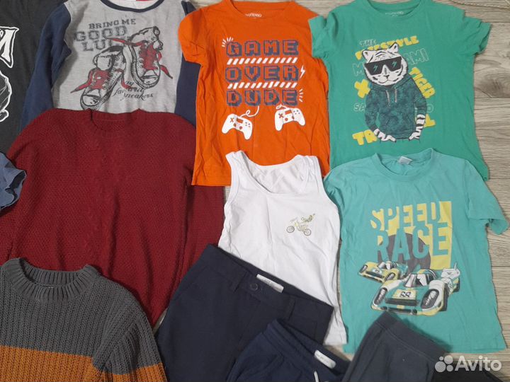 Детские вещи на мальчика 122-134