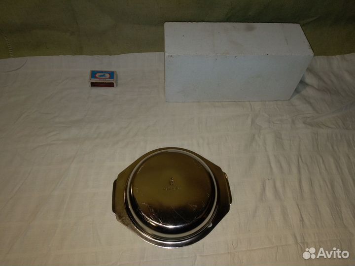 Тарелка из нержавейки