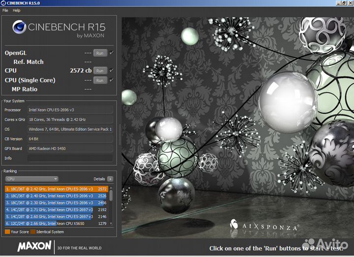 Intel Xeon E5-2696v3 2.3GHz LGA2011-3 18ядер SR1XK