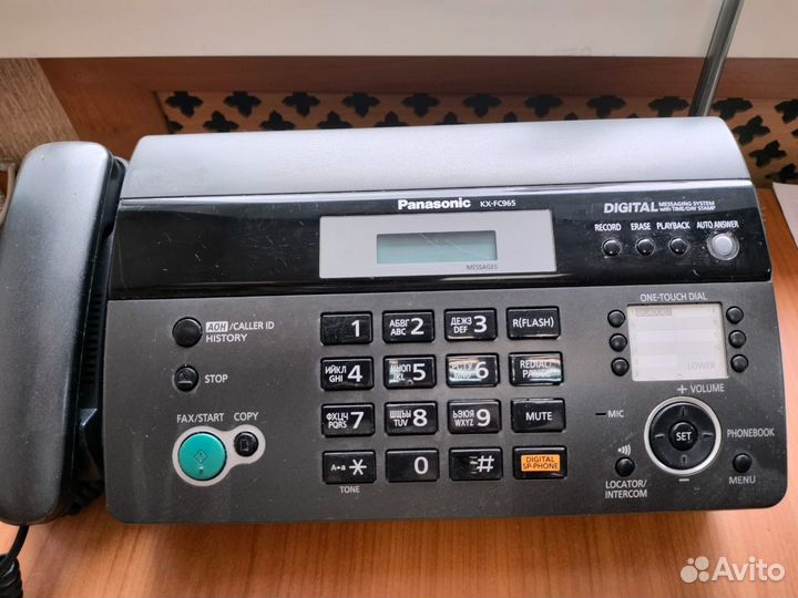 Телефон факс panasonic