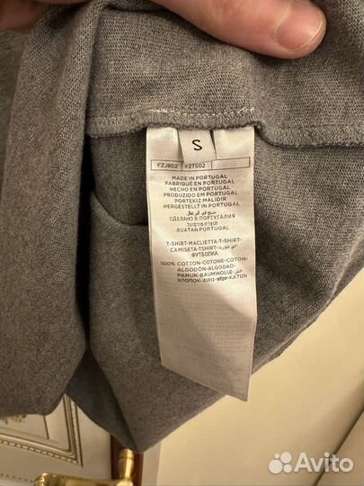 Футболка zegna x fear of god