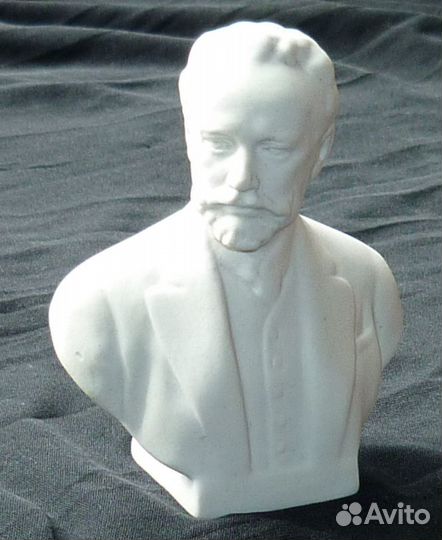 Бюст Чайковского СССР бисквит