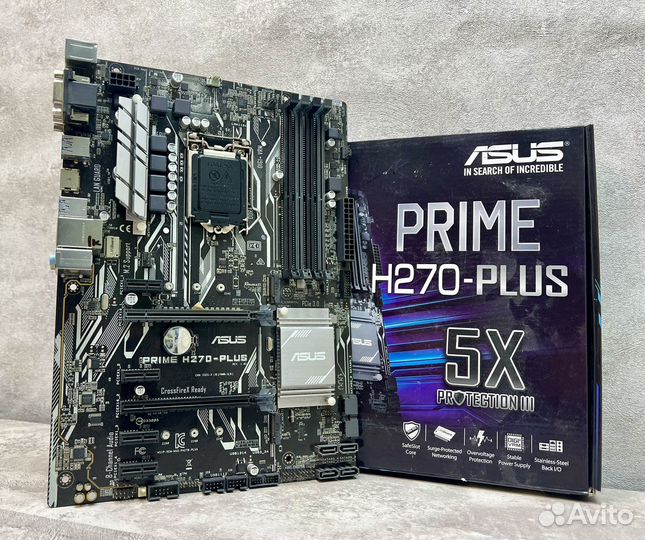 Материнская плата Asus prime H270-plus