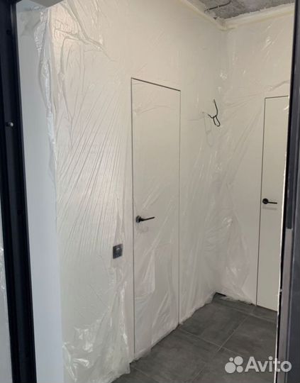 Скрытые межкомнатные двери под отделку