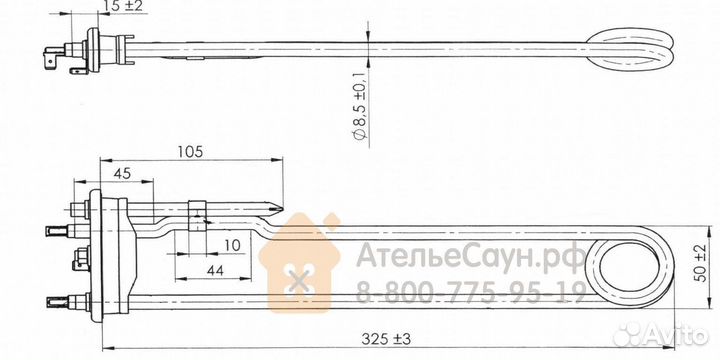 Тэн Helo sepd 115, 3500 W