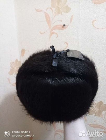 Шапка мужская новая полная из натур меха нутрии