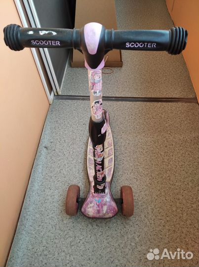 Самокат детский трехколесный бу