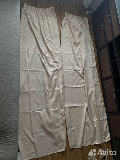 Шторы, 2шт, 2,43м, цвет светлый персик