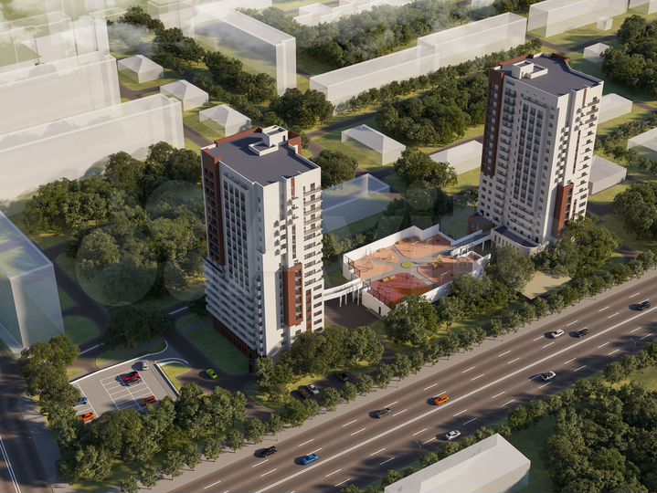 1-к. квартира, 46,9 м², 15/19 эт.