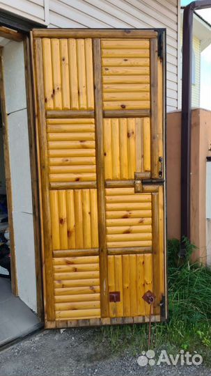 Ворота гаражные металлические бу