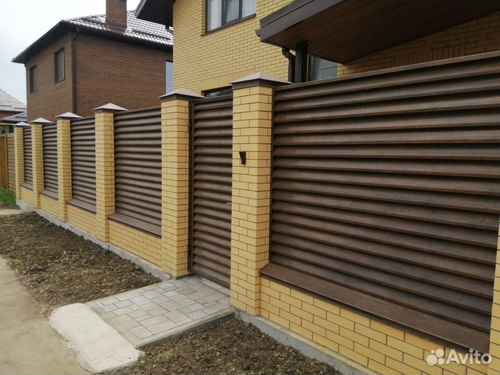 Забор жалюзи
