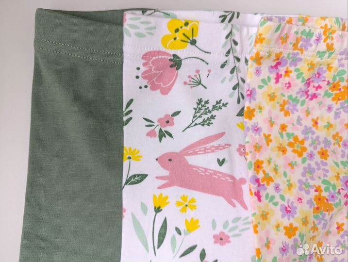 Леггинсы новые для девочки 80-86-92