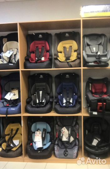 Автокресла от 0 до 36 кг разных расцветок