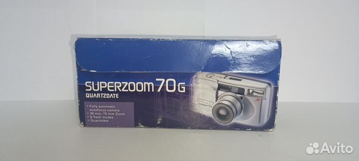 Пленочный фотоаппарат olympus superzoom 70g