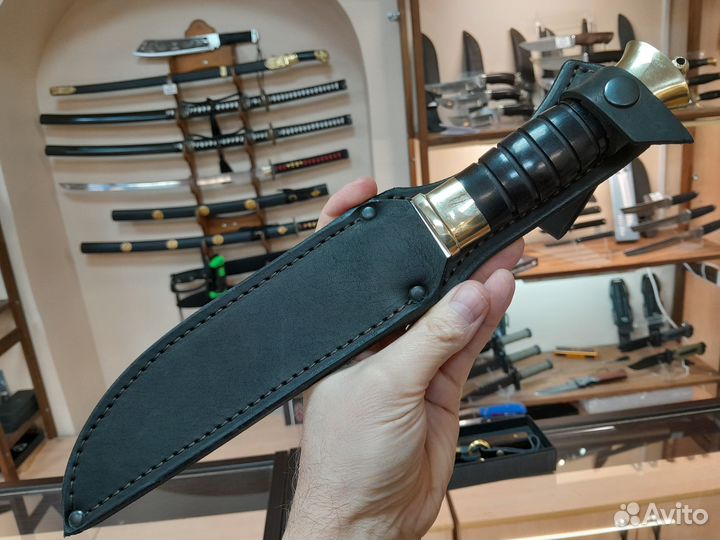 Нож ручной ковки Пластун