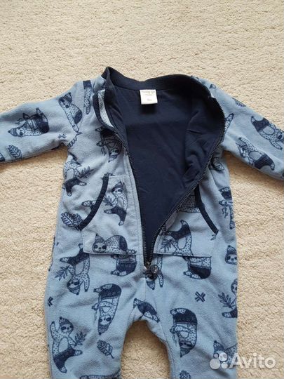 Флисовый комбинезон