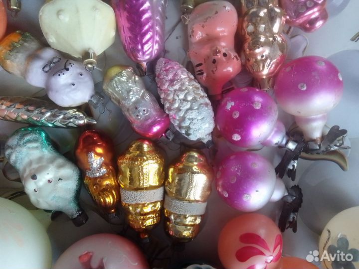 Елочные игрушки СССР