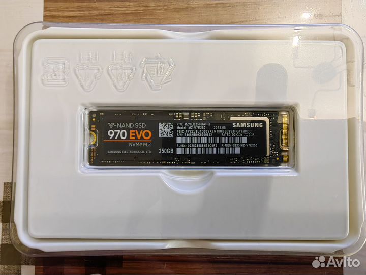 SSD диск Samsung 970 EVO 250Gb MZ-V7E250BW